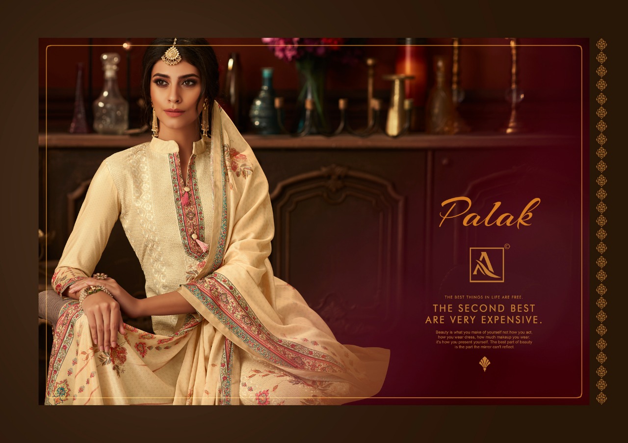 Alok suit palak beautifully digital printed Salwar suits in wholesale price