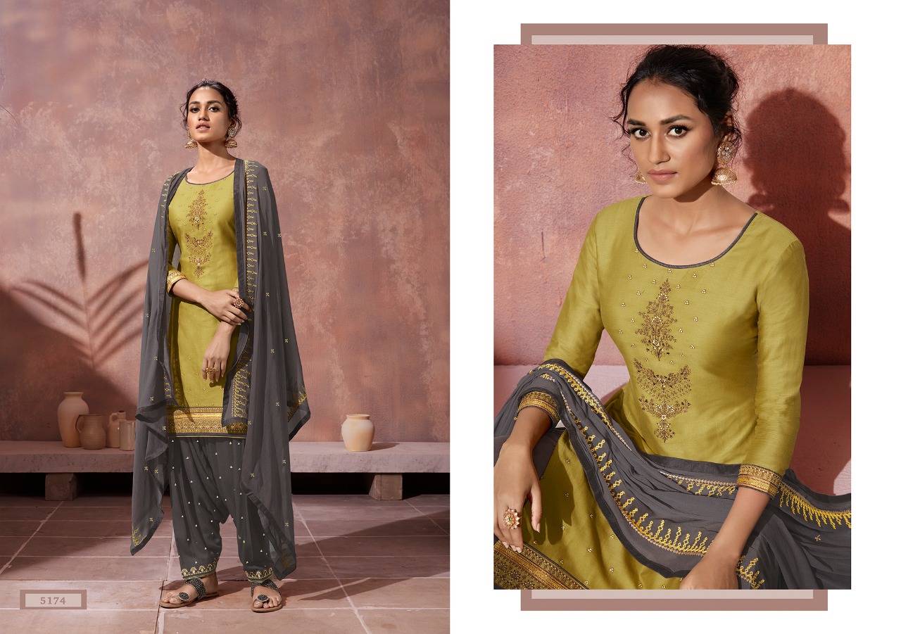 Kessi fabrics patiala house vol 73 patiala dress Material collection