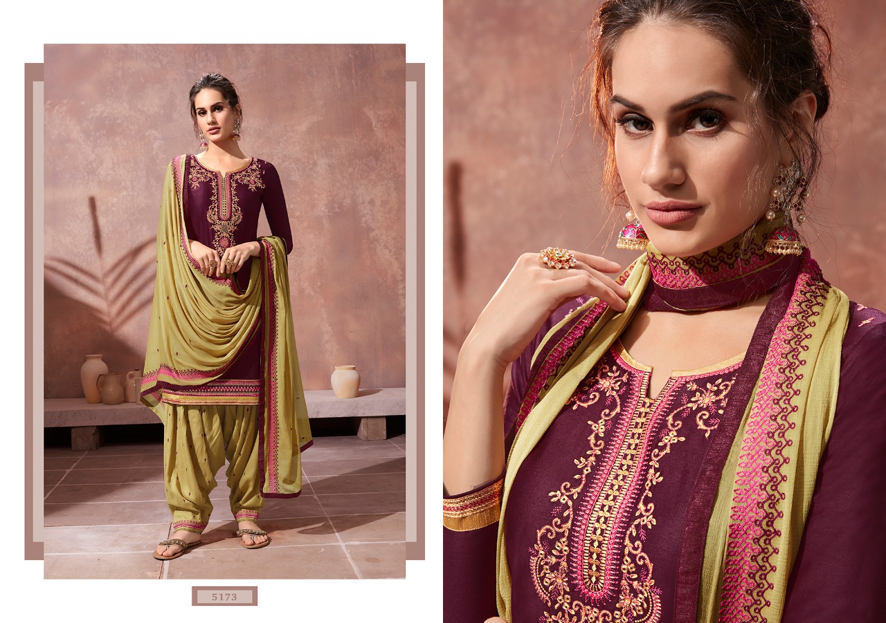 Kessi fabrics patiala house vol 73 patiala dress Material collection