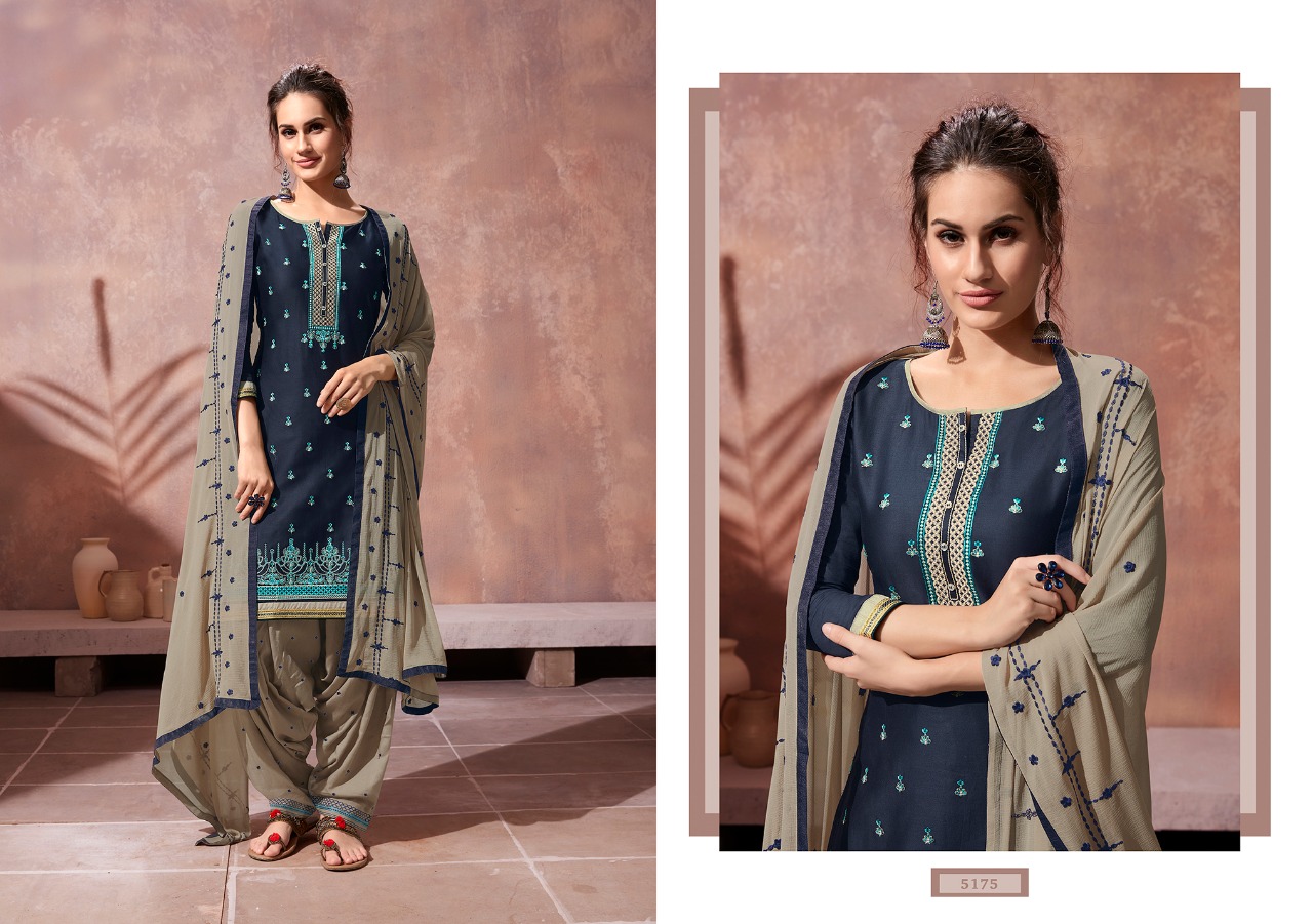 Kessi fabrics patiala house vol 73 patiala dress Material collection