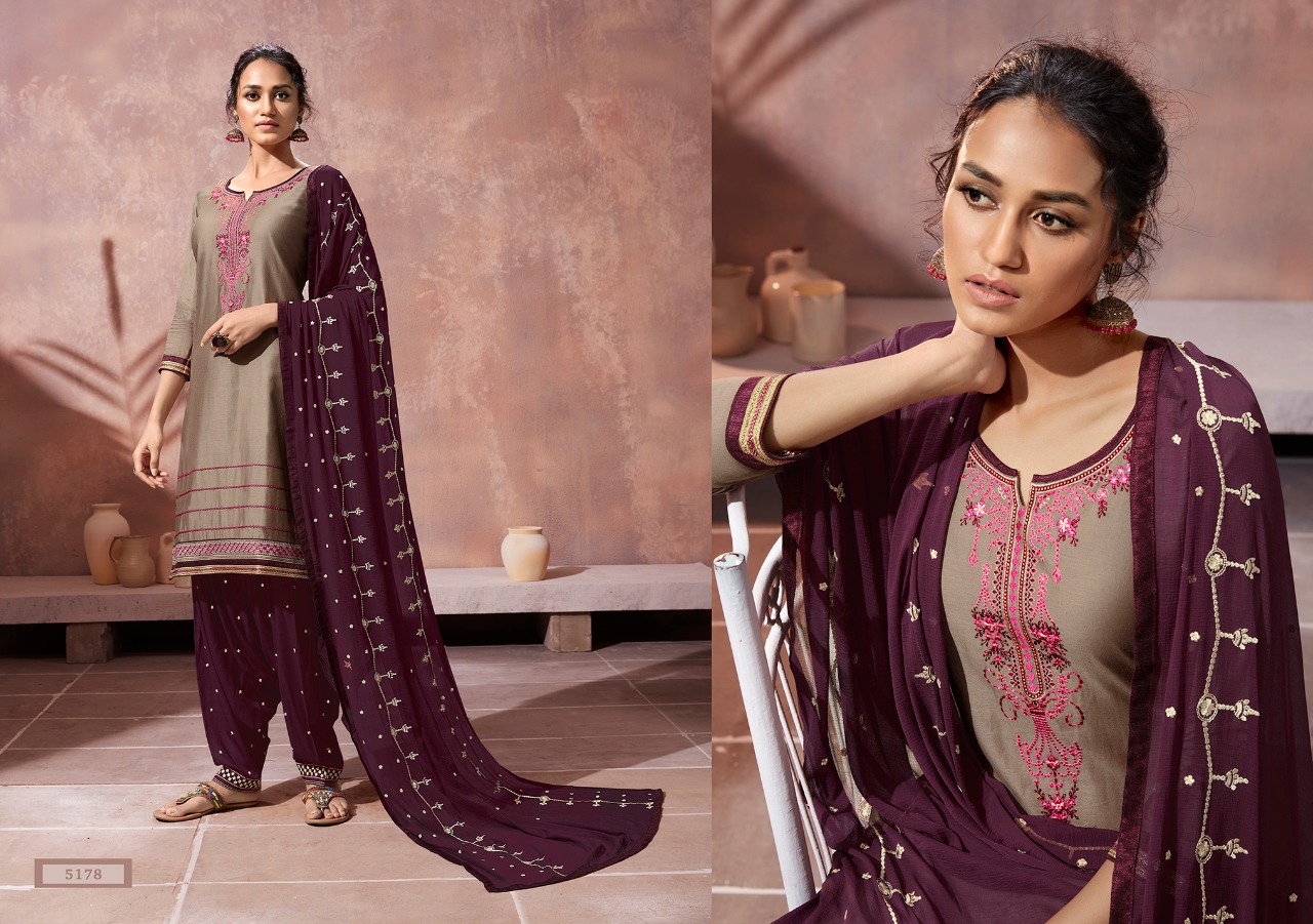 Kessi fabrics patiala house vol 73 patiala dress Material collection