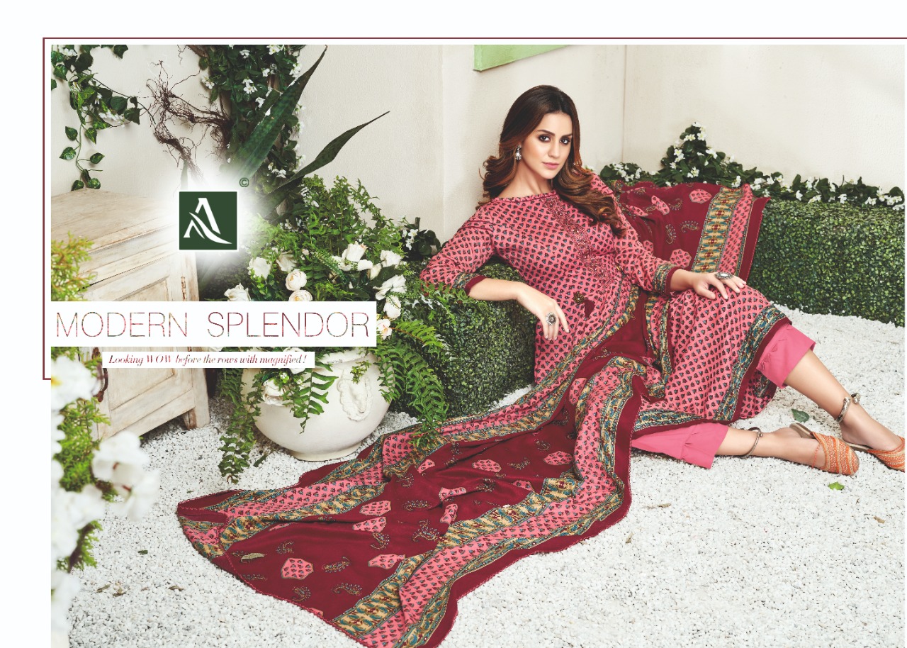 Alok suit Nayra classy catchy look salwar suits in wholesale prices