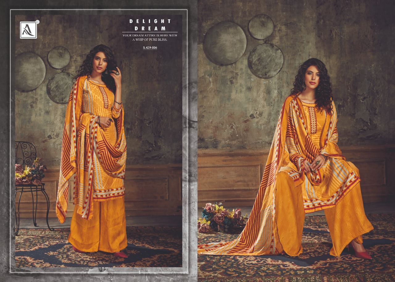 Alok Suit noorie charming look beautifully designed pashmina dress material In attractive price