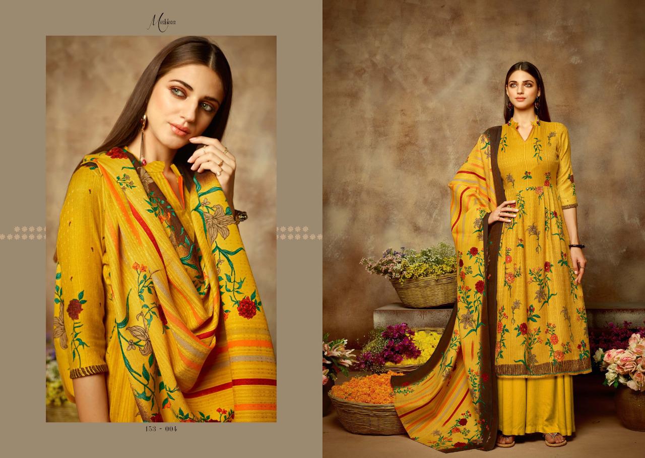 Sargam prints mishkaa stunning look beautifully designed pashmina Salwar suits