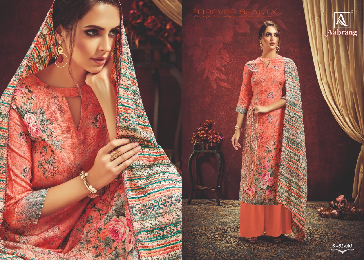 Alok Suit aabrang stunning look beautifully designed Salwar suits