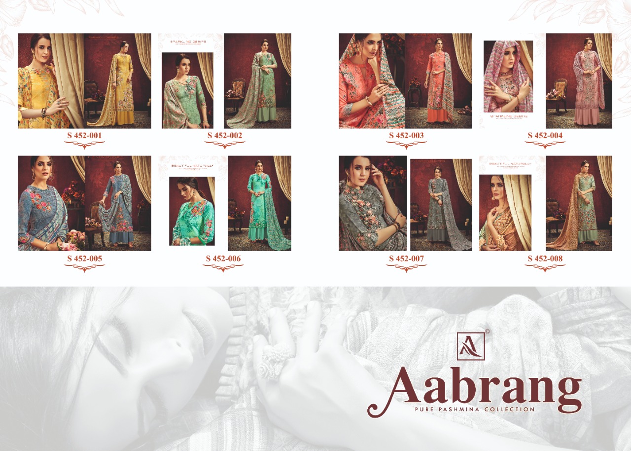 Alok Suit aabrang stunning look beautifully designed Salwar suits