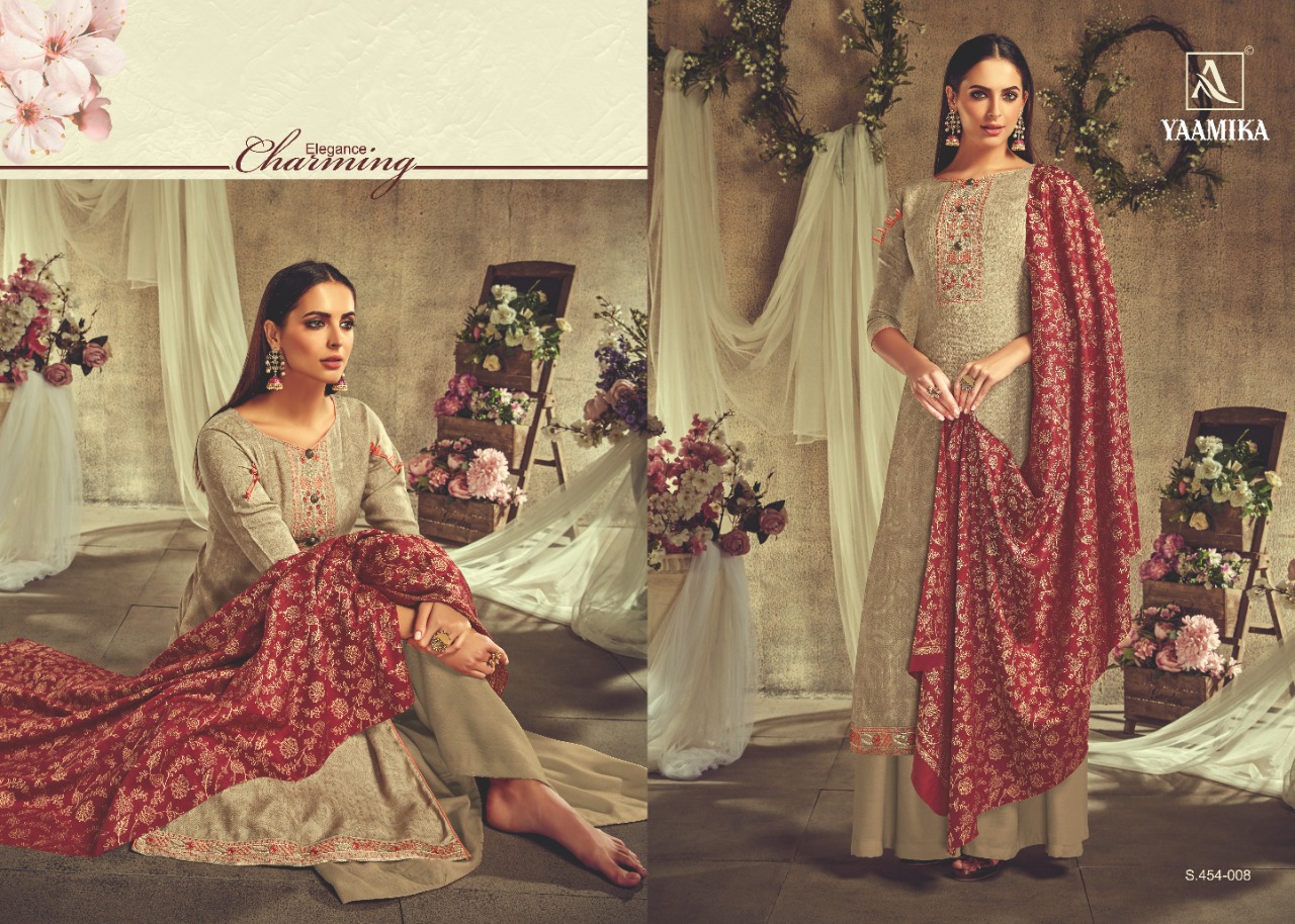 Alok Suit yaamika stylish Designed Beautifull Salwar suits