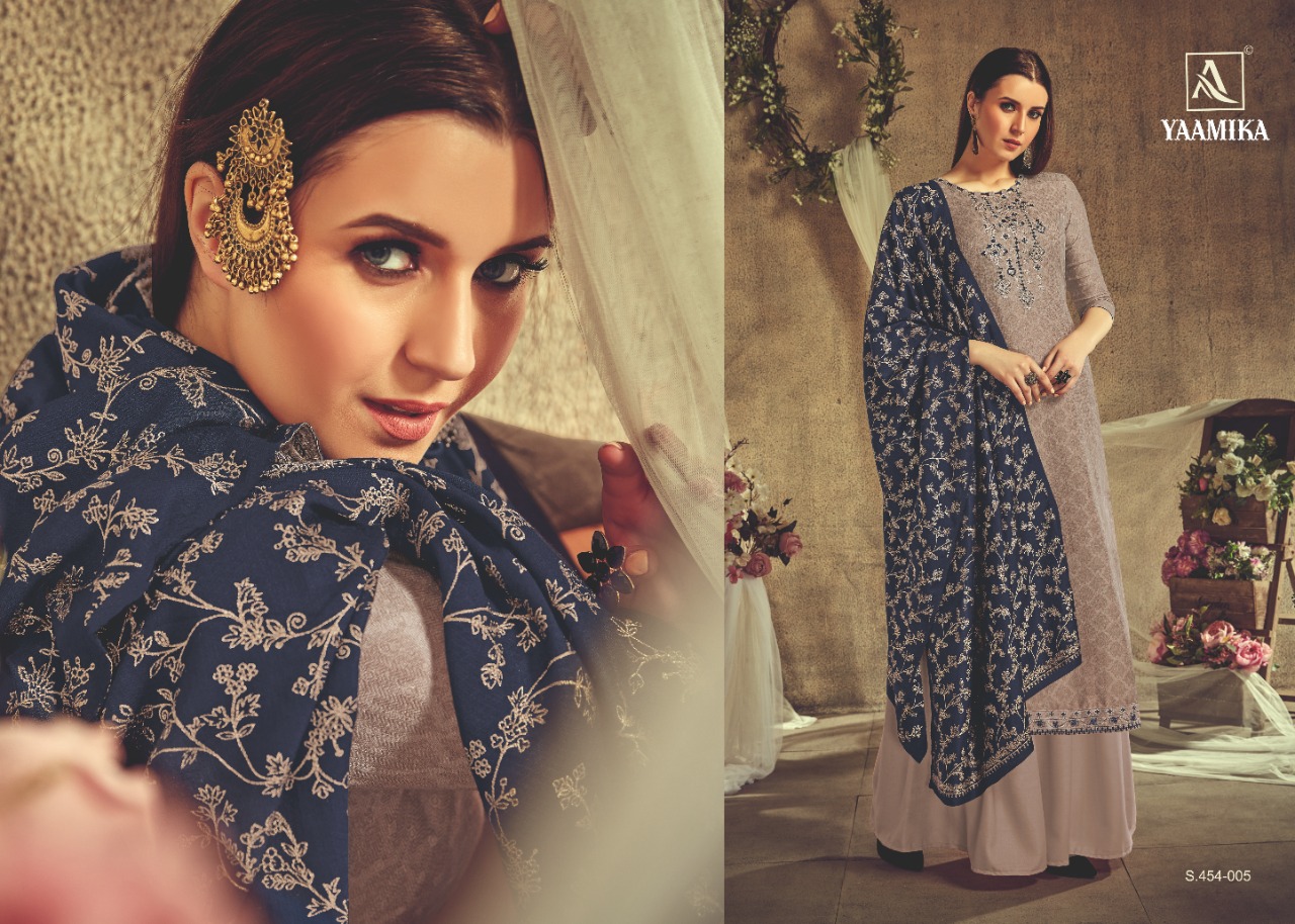 Alok Suit yaamika stylish Designed Beautifull Salwar suits