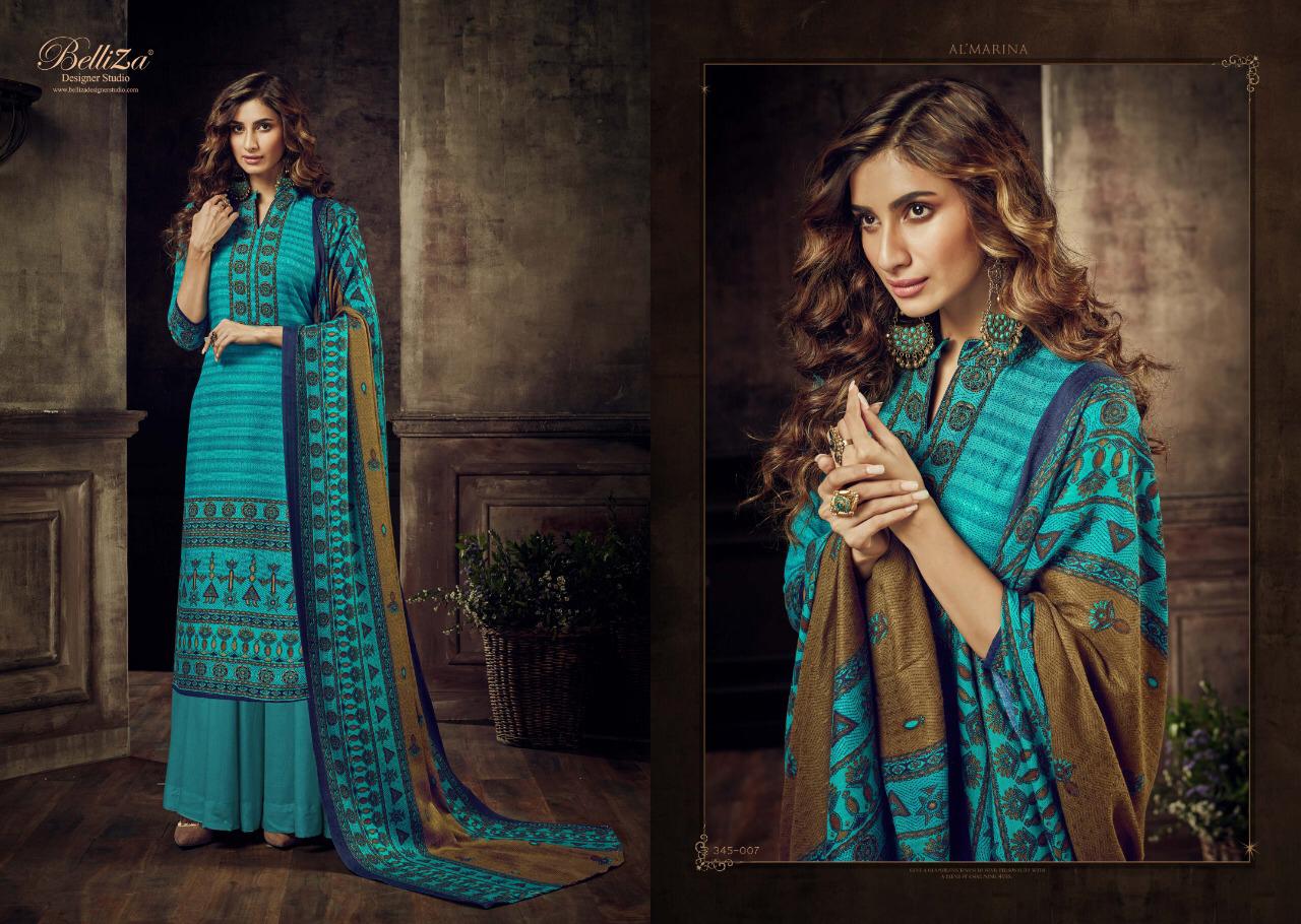 Belliza Al marina vol-2 stunning look classy catchy look pashmina Salwar suits