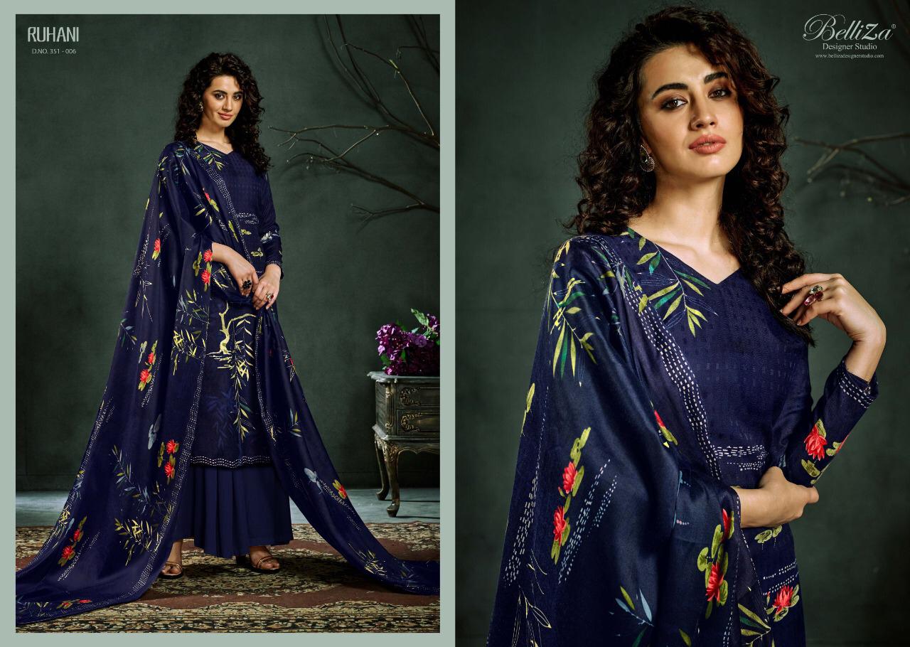 Belliza designer studio ruhani vol 3 pure pashmina collection