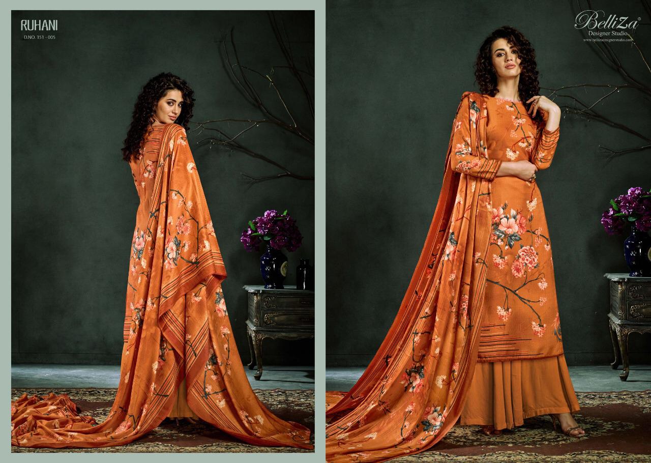 Belliza designer studio ruhani vol 3 pure pashmina collection