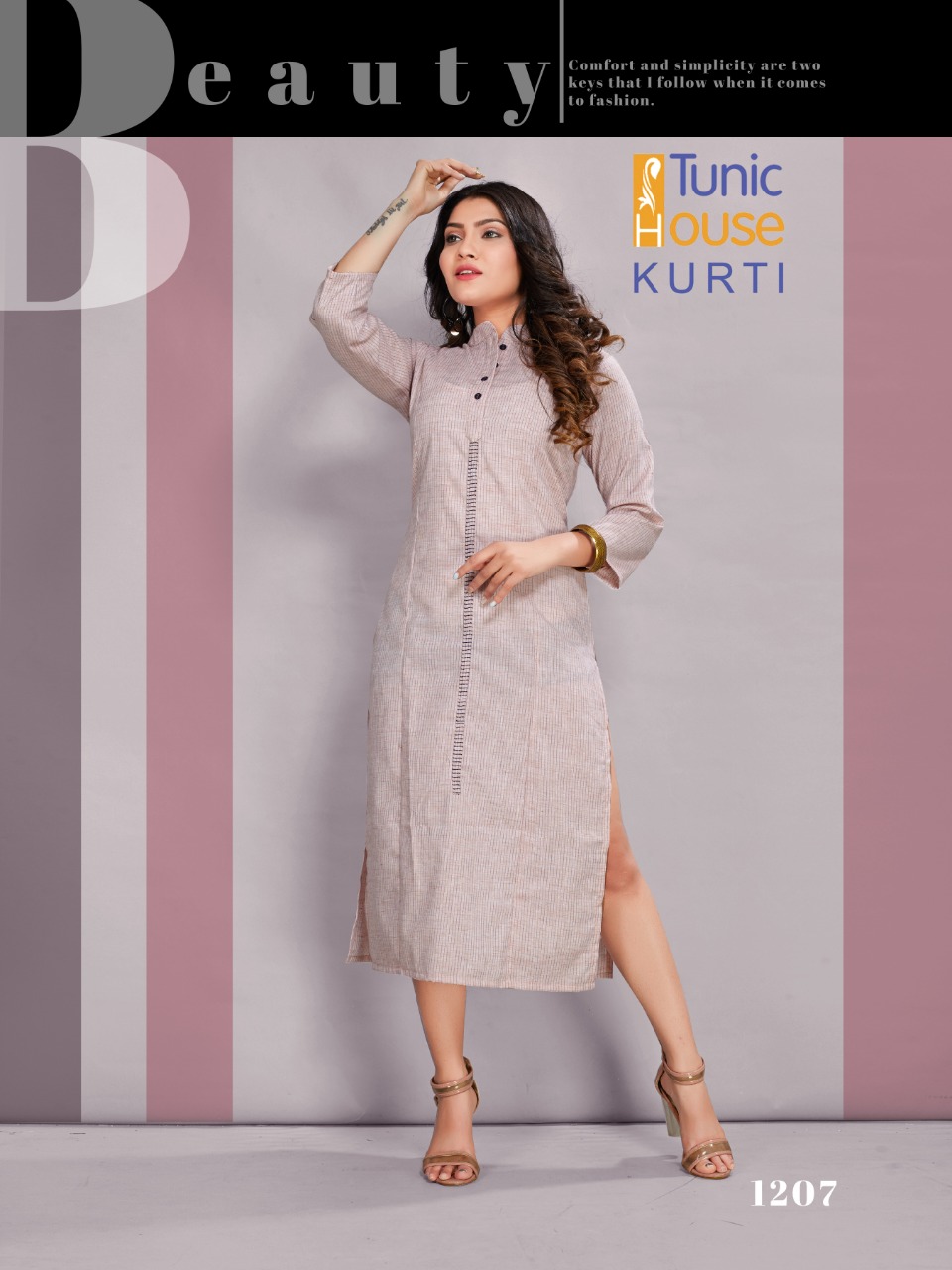 Tunic house peace a new and classic trendy fits Kurties