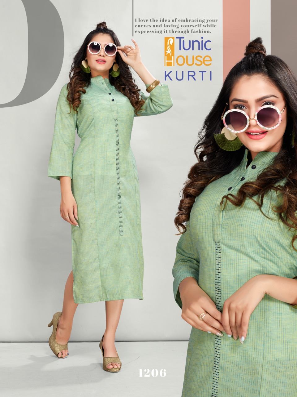 Tunic house peace a new and classic trendy fits Kurties