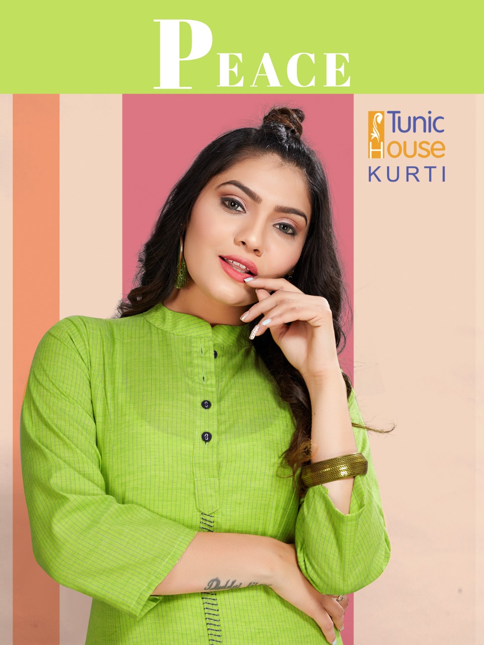 Tunic house peace a new and classic trendy fits Kurties