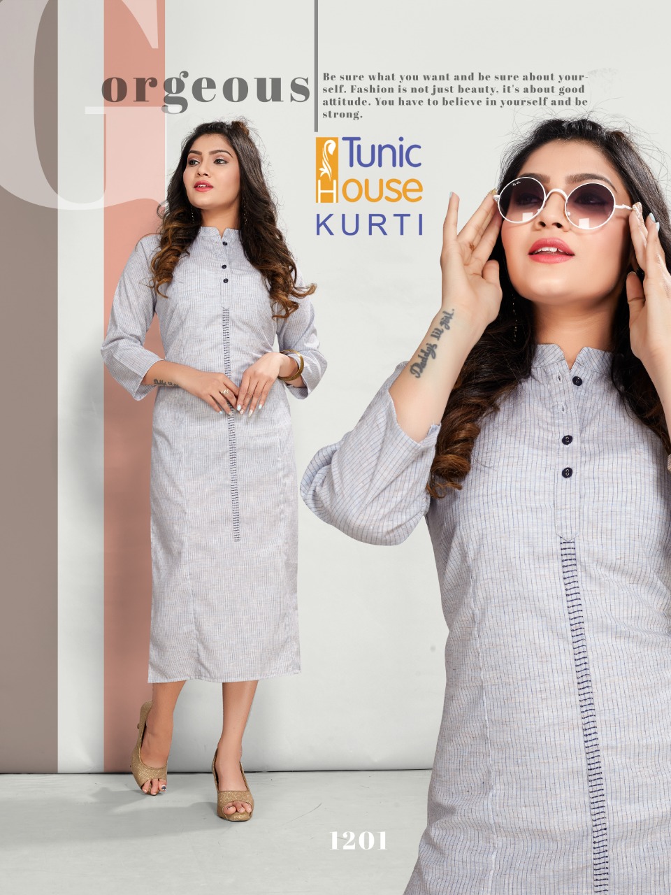 Tunic house peace a new and classic trendy fits Kurties