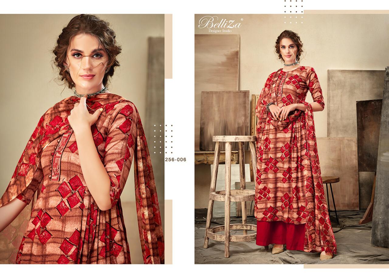 Belliza designer cherry elagant Style gorgeous look Salwar suits