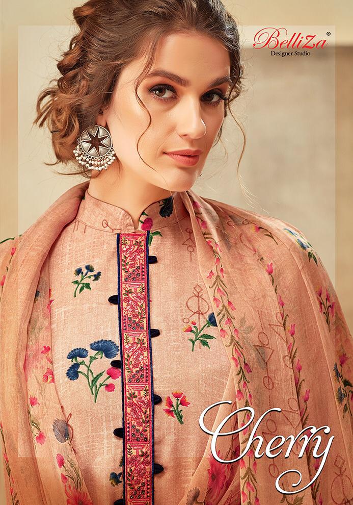 Belliza designer cherry elagant Style gorgeous look Salwar suits