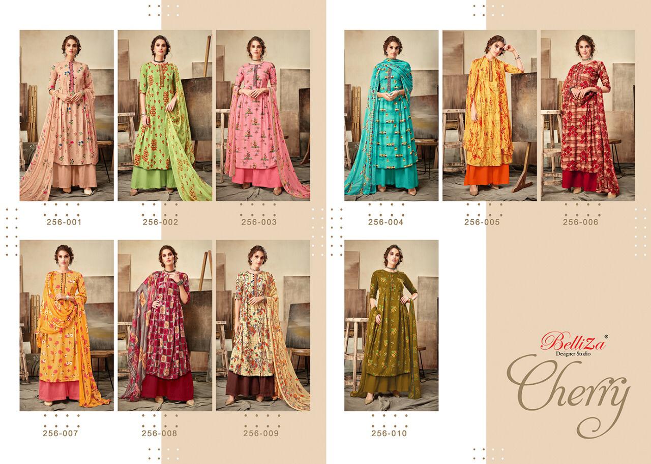 Belliza designer cherry elagant Style gorgeous look Salwar suits