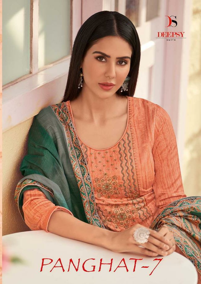 Deepsy suits panghat vol-7 elagant and Stylish look beautifully designed Salwar suits