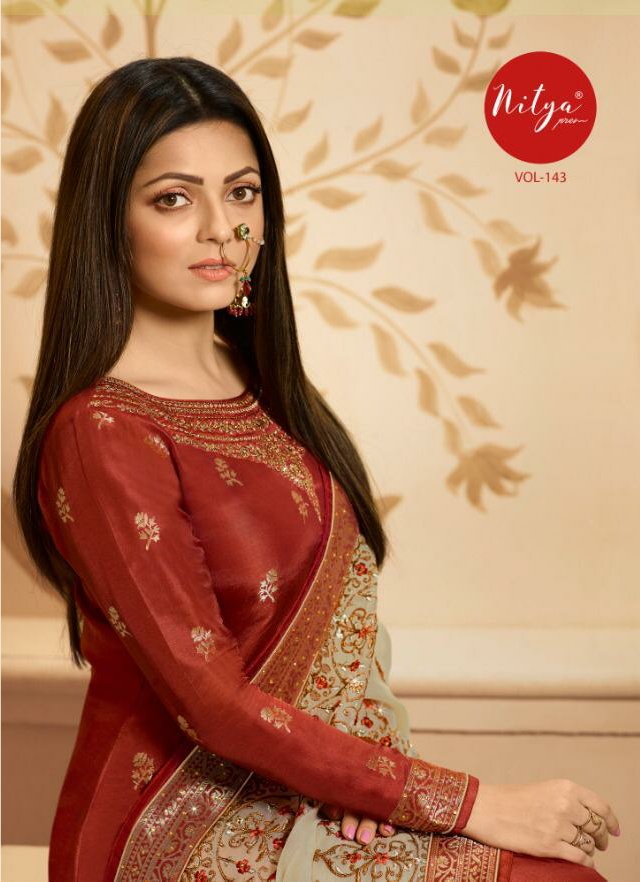 LT fabrics Nitya vol-143 hit list attractive and Beautifully Designed party wear Salwar suits