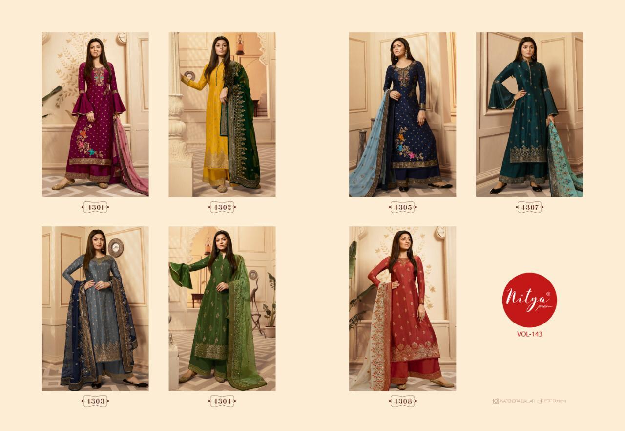 LT fabrics Nitya vol-143 hit list attractive and Beautifully Designed party wear Salwar suits