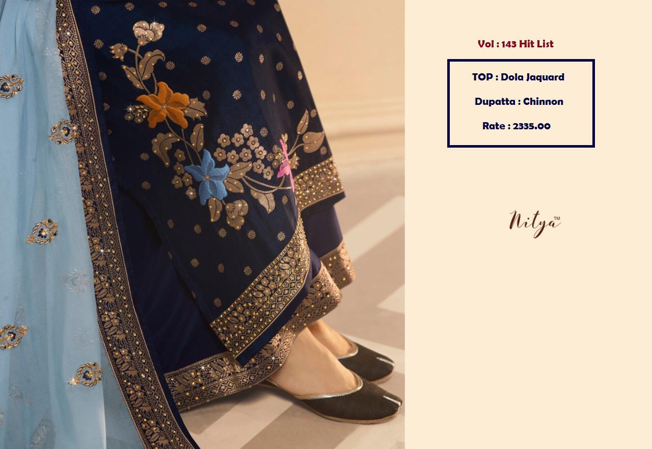 LT fabrics Nitya vol-143 hit list attractive and Beautifully Designed party wear Salwar suits