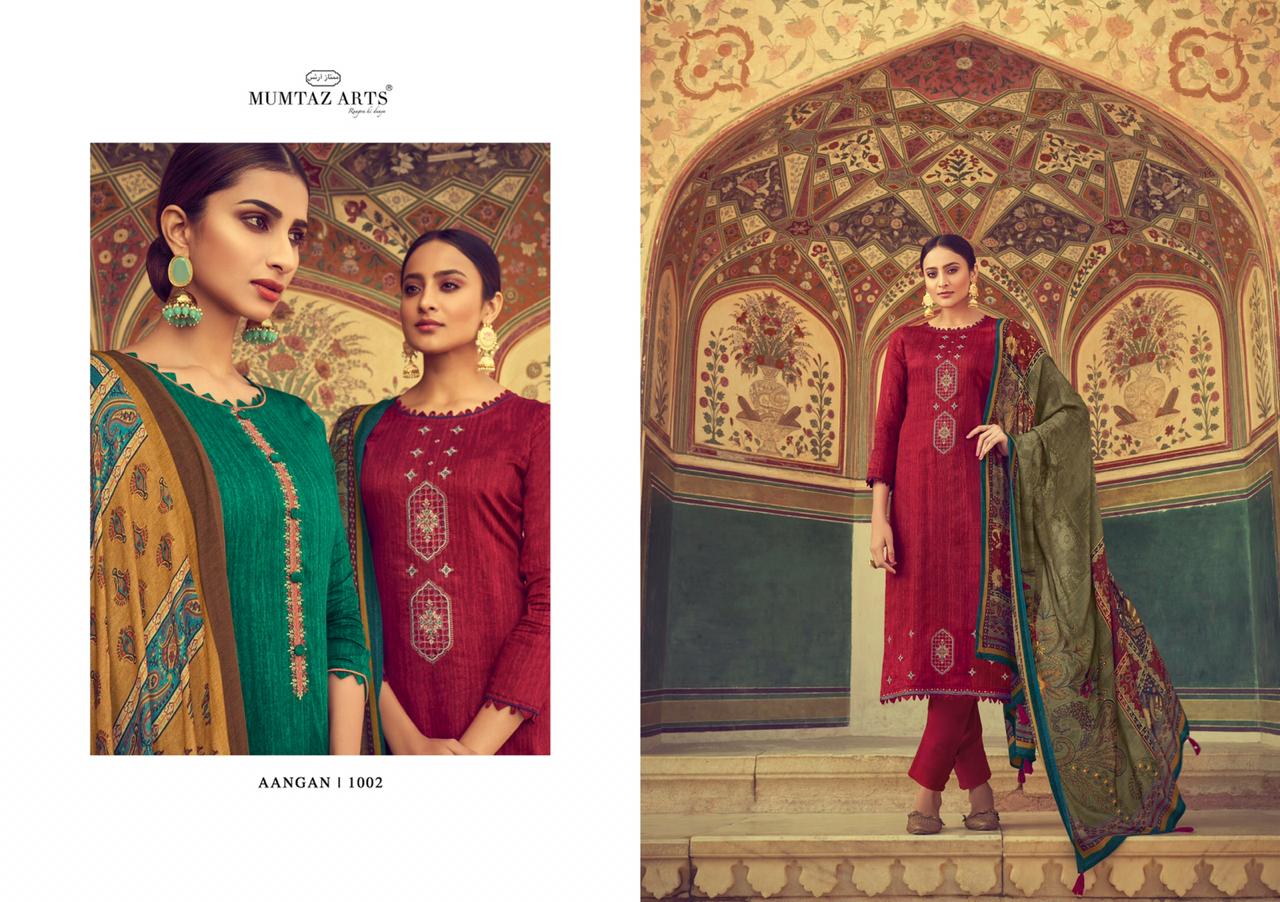 Mumtaz arts Aangan amazing and astonishing Style attractive look Salwar suits