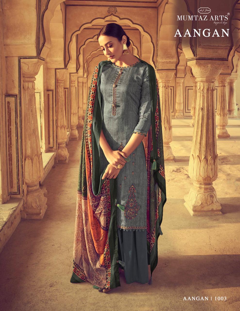 Mumtaz arts Aangan amazing and astonishing Style attractive look Salwar suits