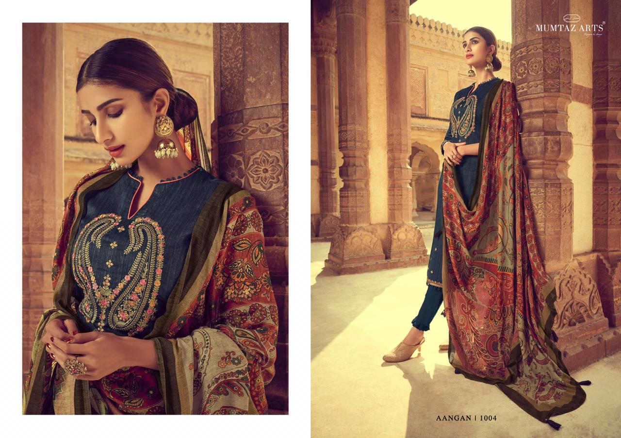 Mumtaz arts Aangan amazing and astonishing Style attractive look Salwar suits