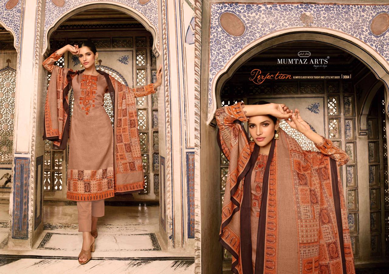 Mumtaz arts nazrana Astonishing Style beautifully Designed jam satin Salwar suits