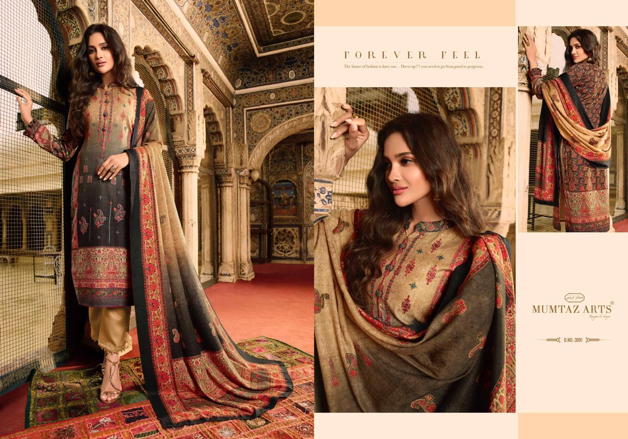 Mumtaz arts nazrana Astonishing Style beautifully Designed jam satin Salwar suits