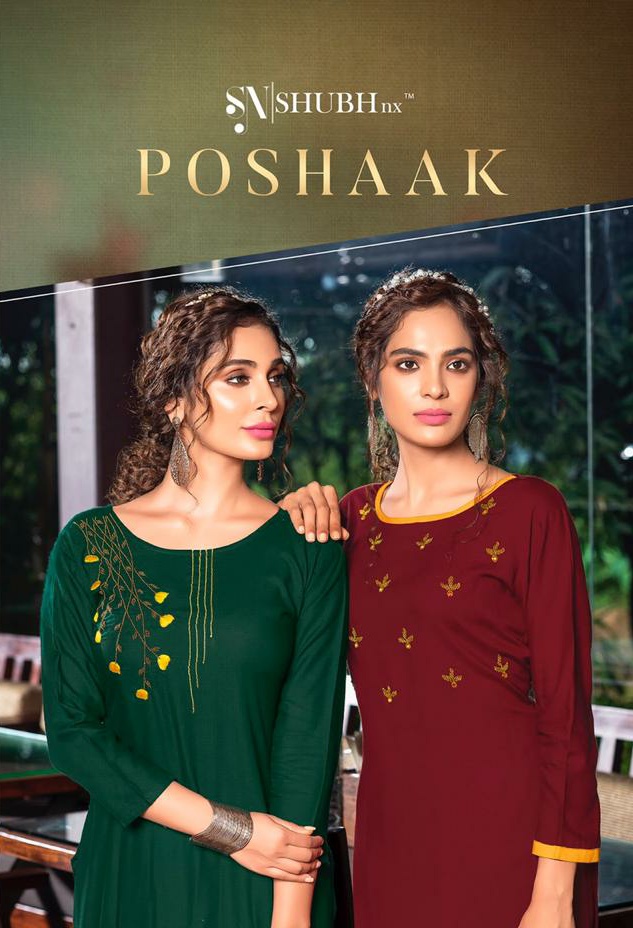 Shubh Nx poshaak classic trendy fits beautifully designed Kurties