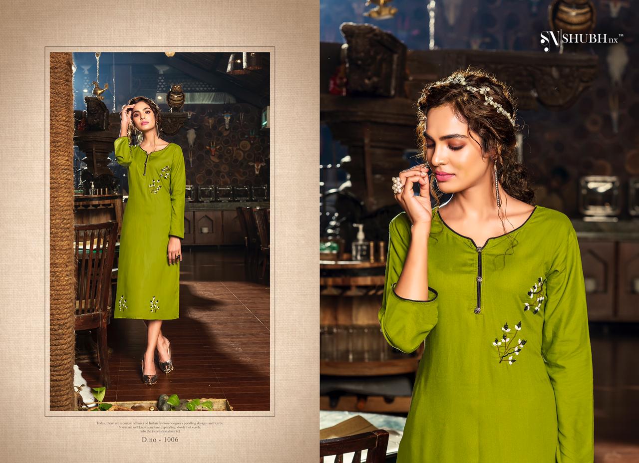 Shubh Nx poshaak classic trendy fits beautifully designed Kurties