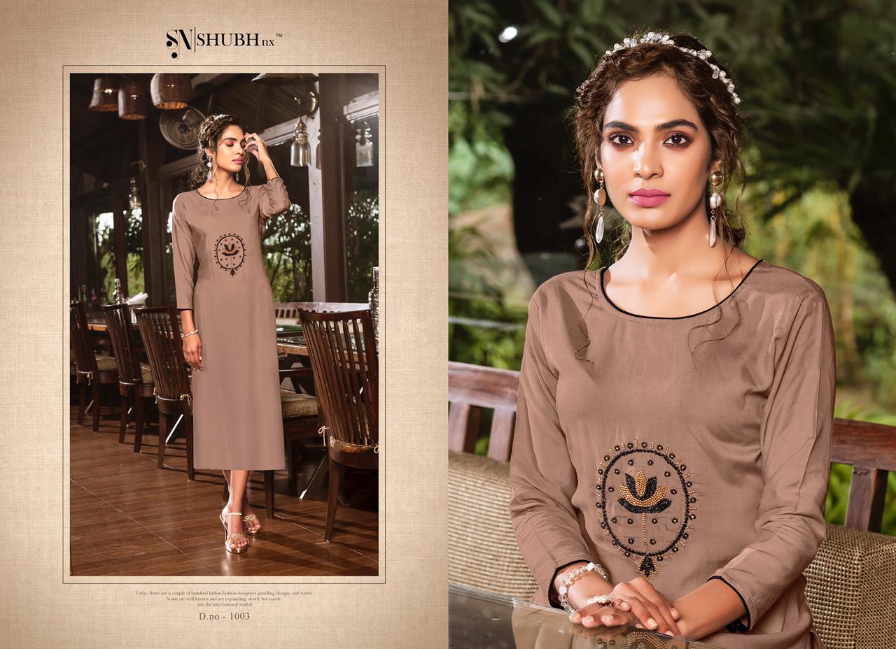 Shubh Nx poshaak classic trendy fits beautifully designed Kurties