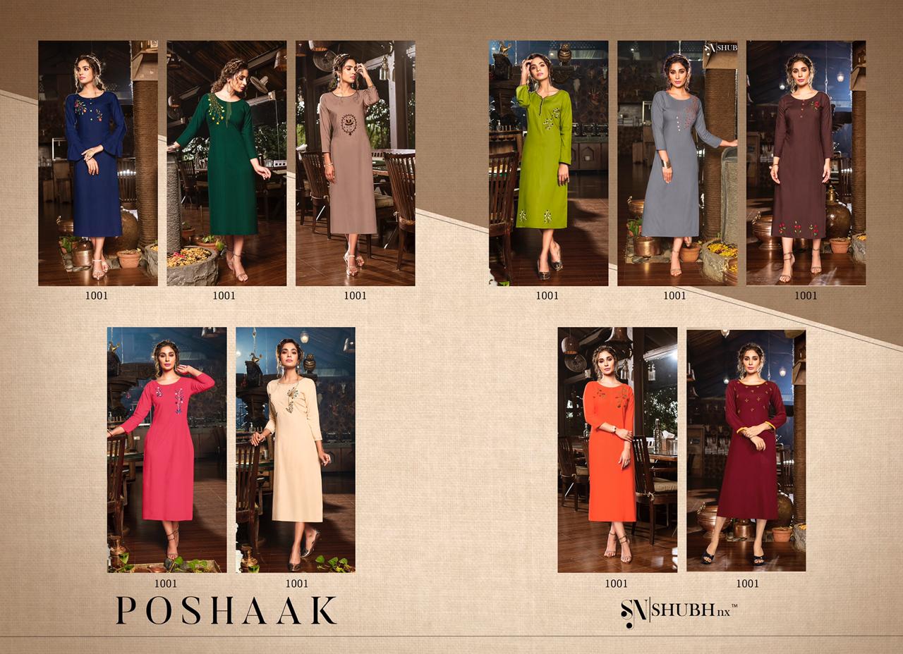 Shubh Nx poshaak classic trendy fits beautifully designed Kurties