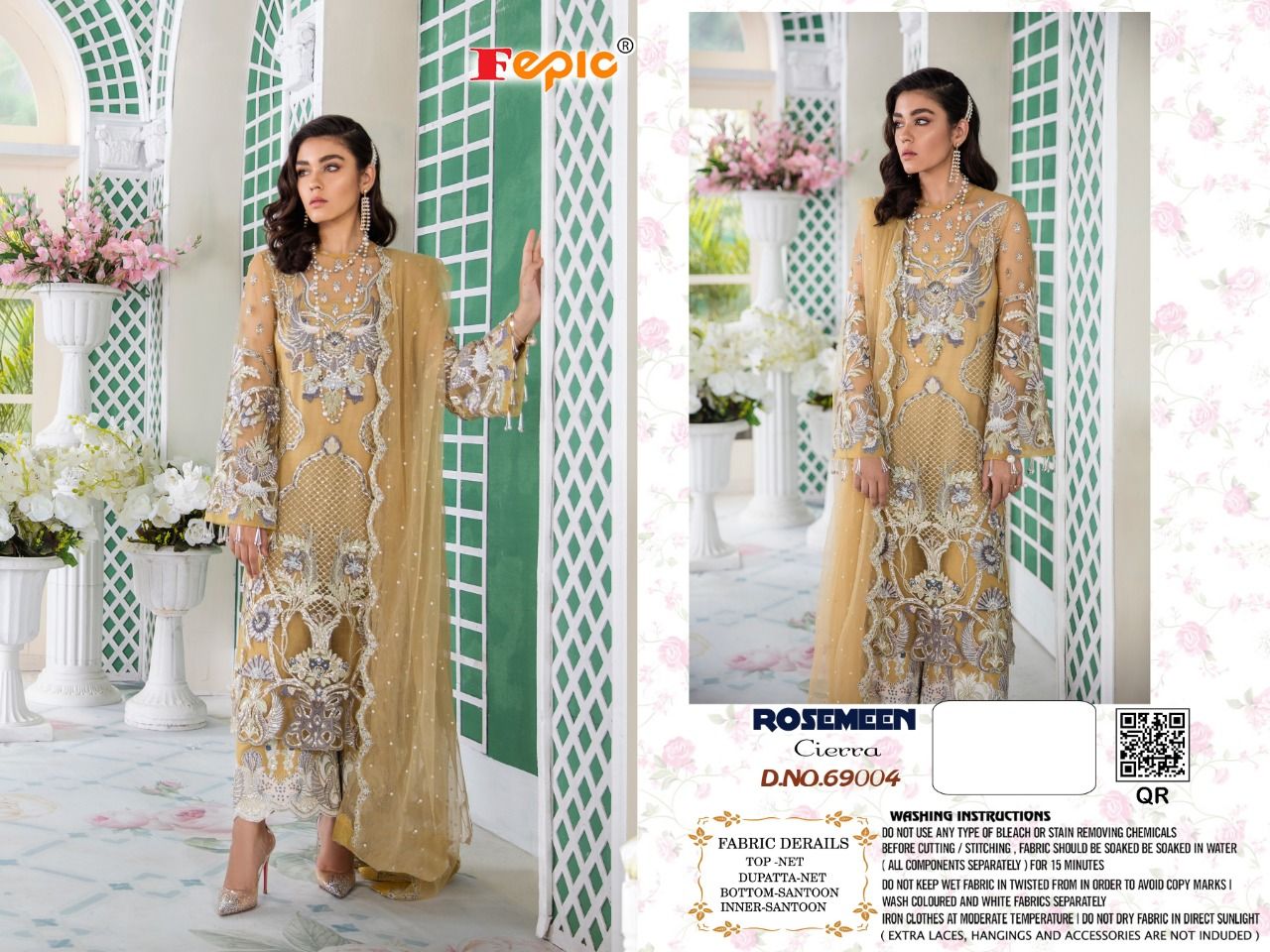 FEPIC Cierra 69004 Salwar Kameez Net Singles