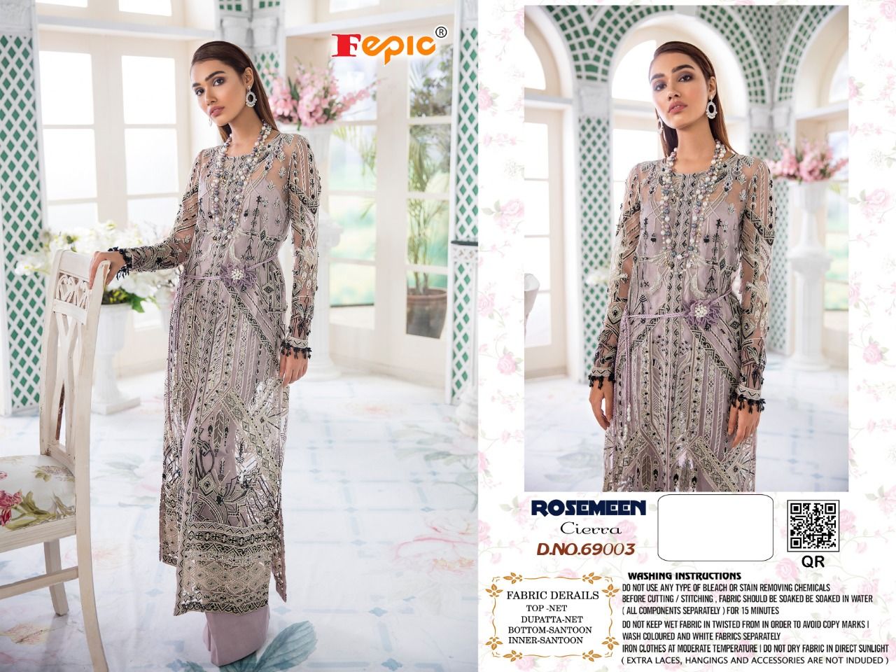 FEPIC rosemeen 69003 Salwar Kameez Net Singles