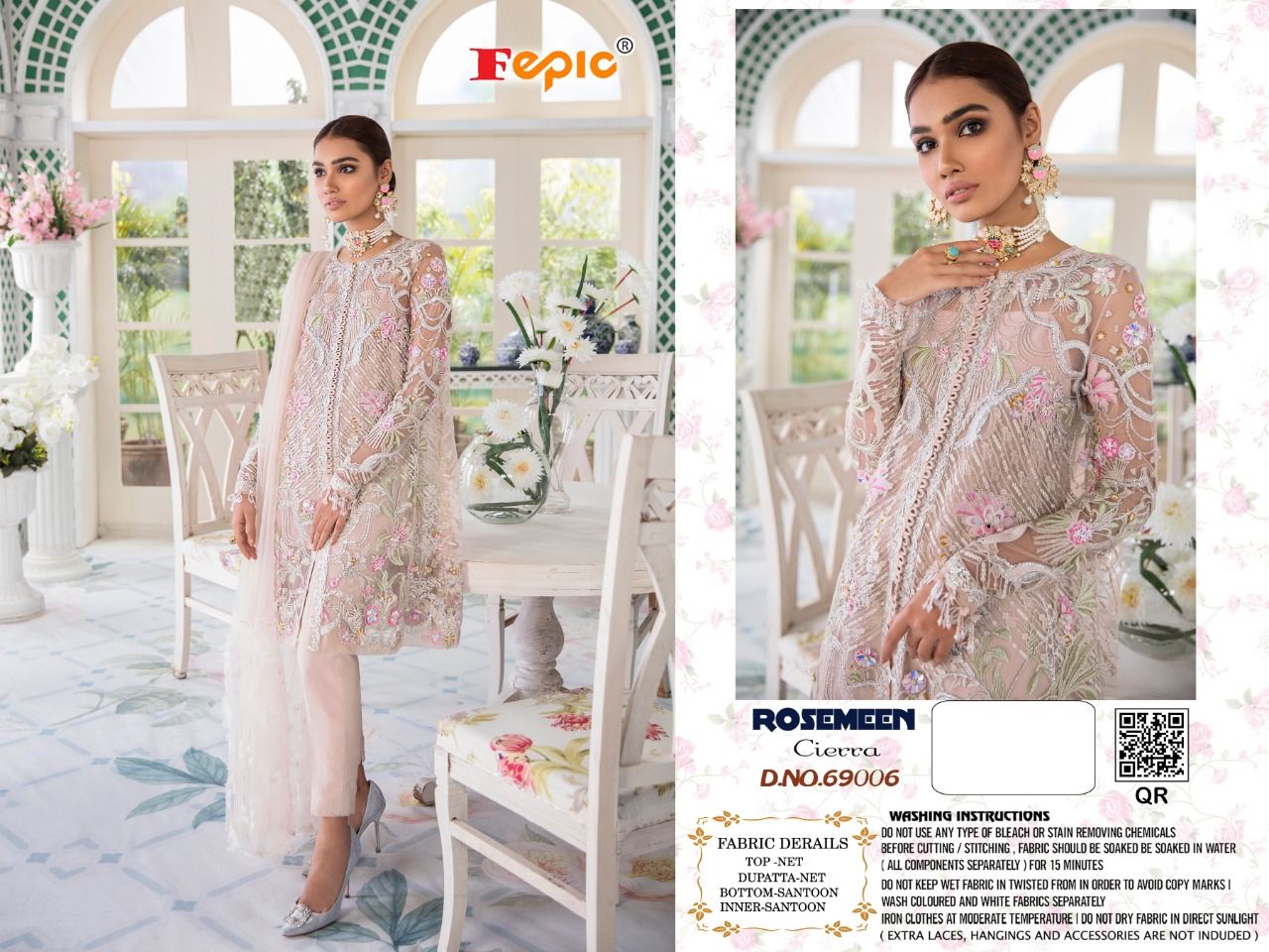 FEPIC rosemeen 69006 Salwar Kameez Net Singles