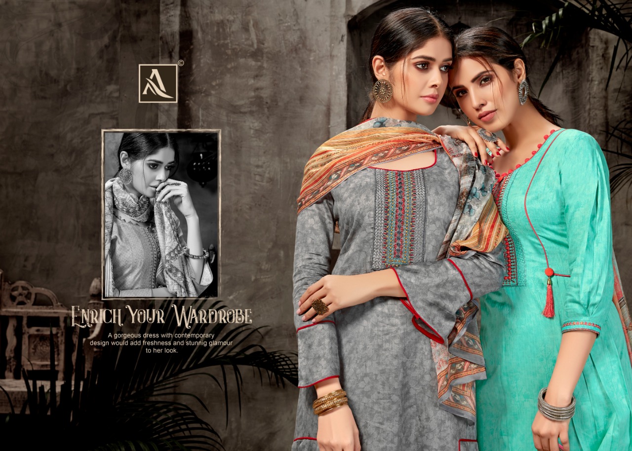 Alok Olivia elagant look Stylish designed beautifull Salwar suits