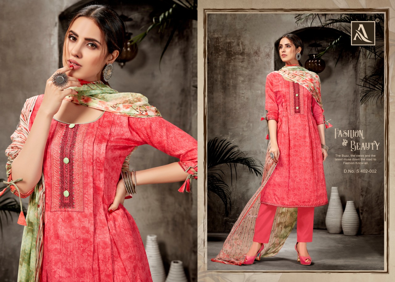 Alok Olivia elagant look Stylish designed beautifull Salwar suits