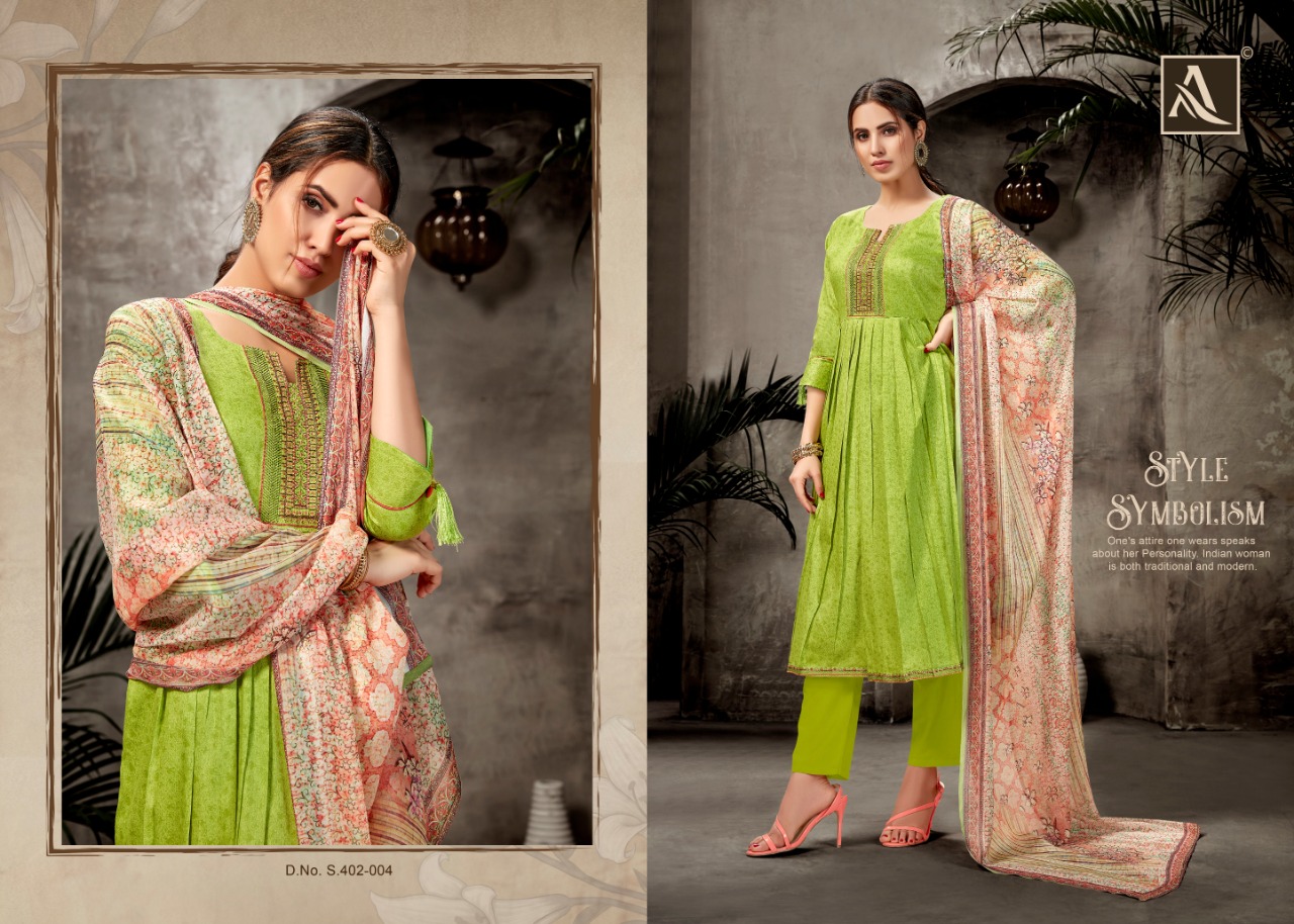 Alok Olivia elagant look Stylish designed beautifull Salwar suits