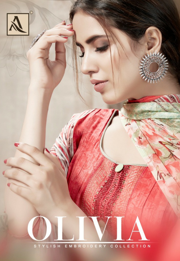 Alok Olivia elagant look Stylish designed beautifull Salwar suits