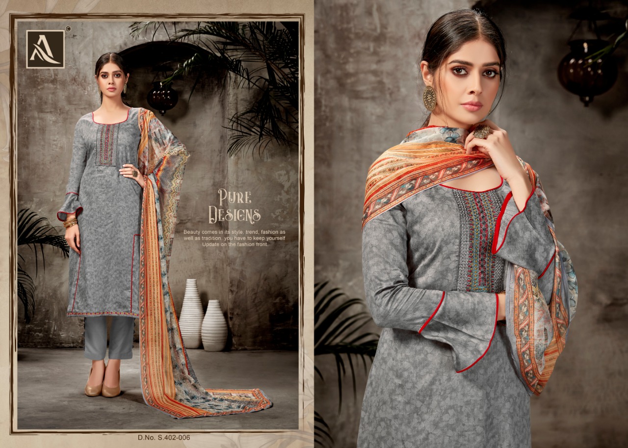 Alok Olivia elagant look Stylish designed beautifull Salwar suits