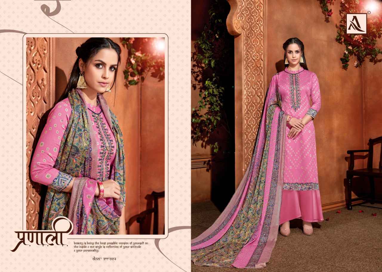 Alok suit bandhej vol 2 charming look attractive collection of Salwar suits