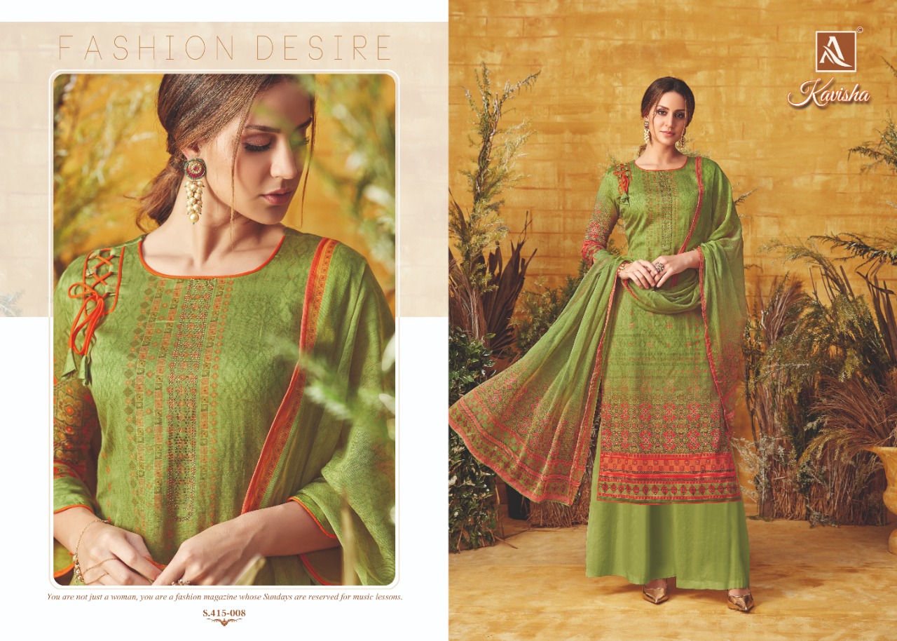 Alok suit kavisha innovative style elagant look Stylish designed Salwar suits