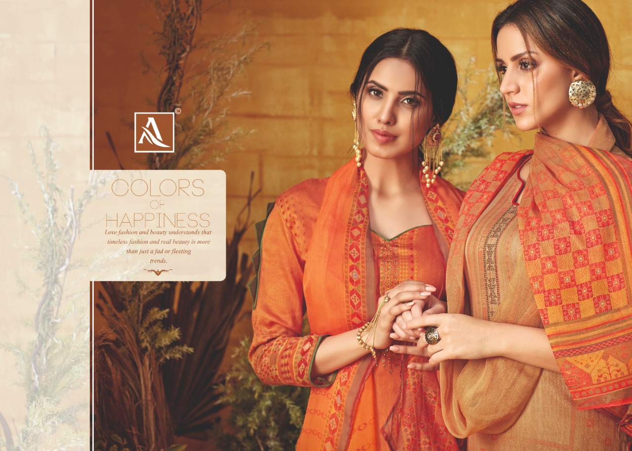 Alok suit kavisha innovative style elagant look Stylish designed Salwar suits