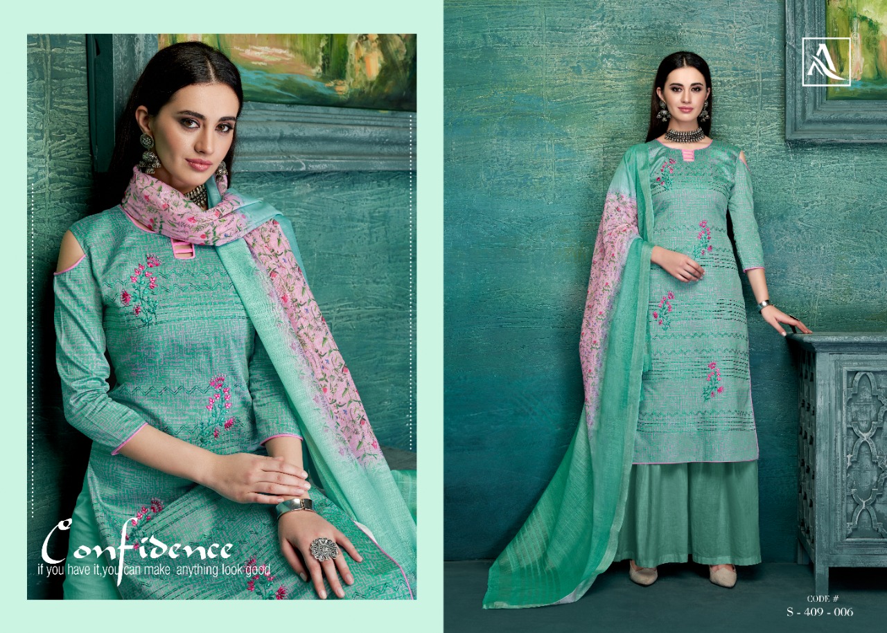 Alok suit tehzeeb attractive look Beautifully Designed amazing Salwar suits