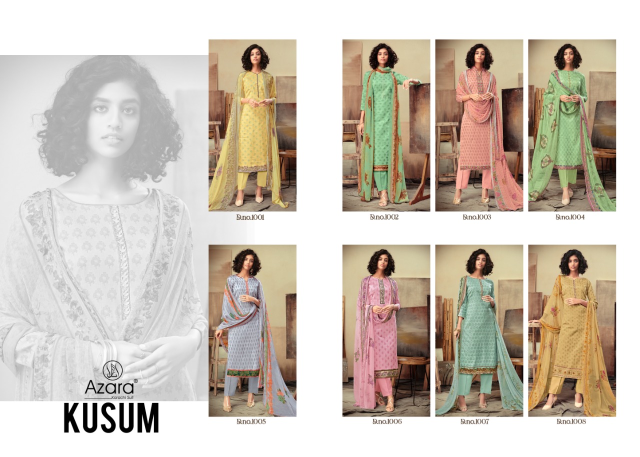 Azara kusum stunning and Stylishly Designed classic look Salwar suits