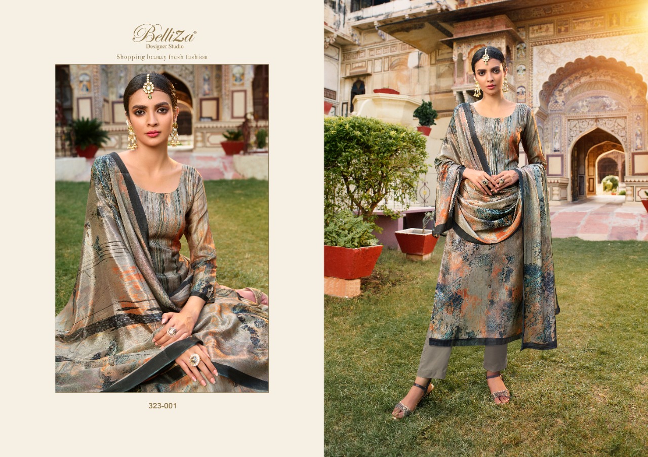 Belliza Evana attractive look classic trendy look Salwar suits