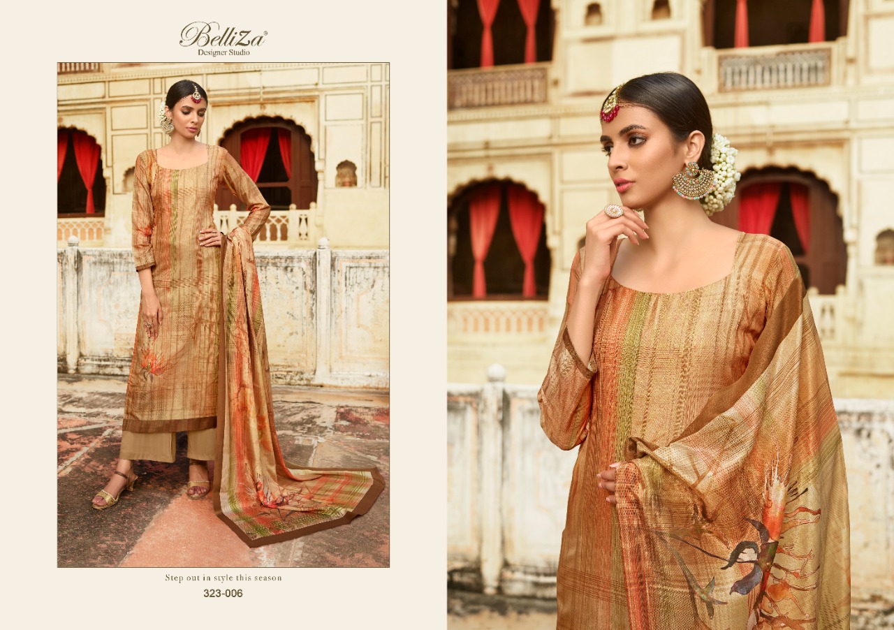 Belliza Evana attractive look classic trendy look Salwar suits